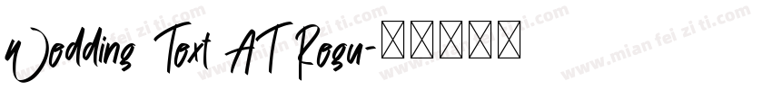 Wedding Text AT Regu字体转换